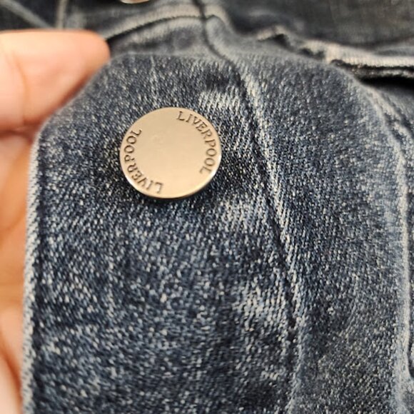 LIVERPOOL Los Angeles Jean Jacket Eco Logical NWOT Women S - Picture 4 of 8